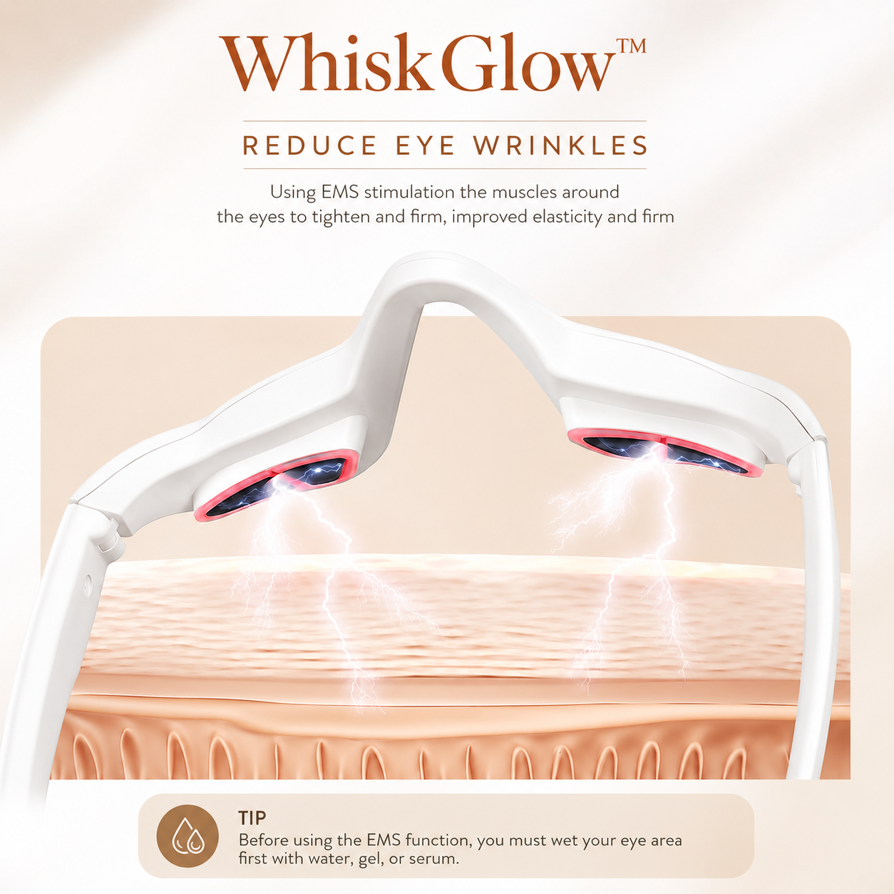 WhiskGlow™ Red Light Eye Massager