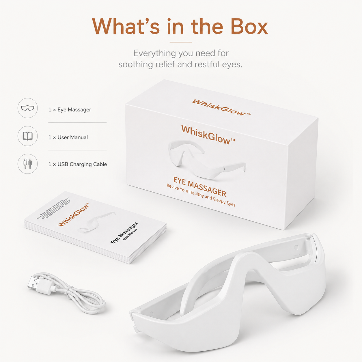 WhiskGlow™ Red Light Eye Massager