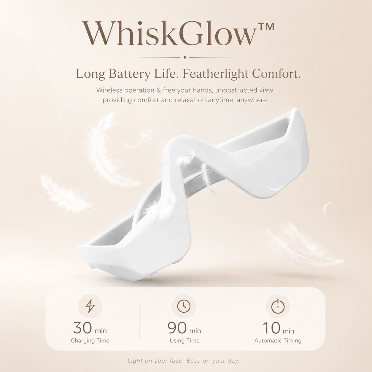 WhiskGlow™ Red Light Eye Massager