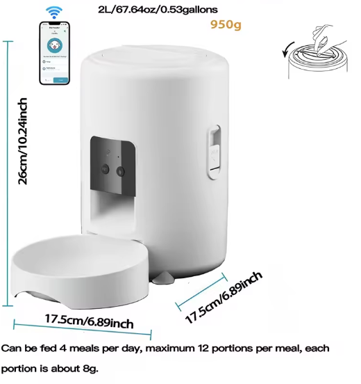 Smart feeder for dogs/cats