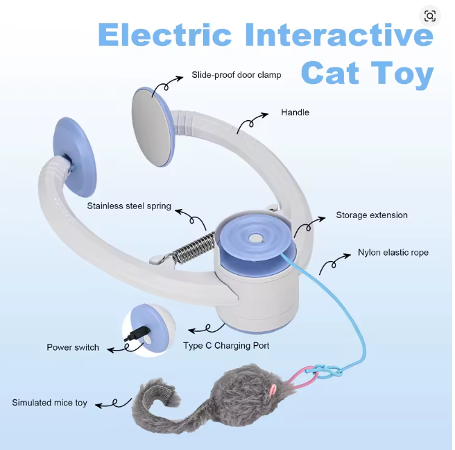 Electric cat toy interactive